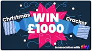 Christmas cracker! A merry little £1000 prize draw