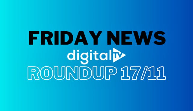 Friday news roundup 17/11: New series, F1 in Las Vegas & more