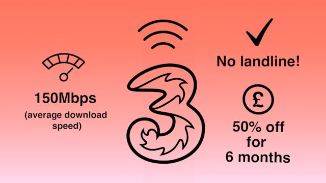 Three mobile broadband: Outstanding offer on 5G home broadband