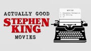A typewriter with a page listing several of King's works