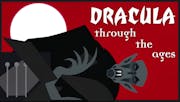 A Nosferatu-style vampire with the title of the article - Dracula through the ages