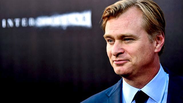 A picture of Christopher Nolan on the red carpet