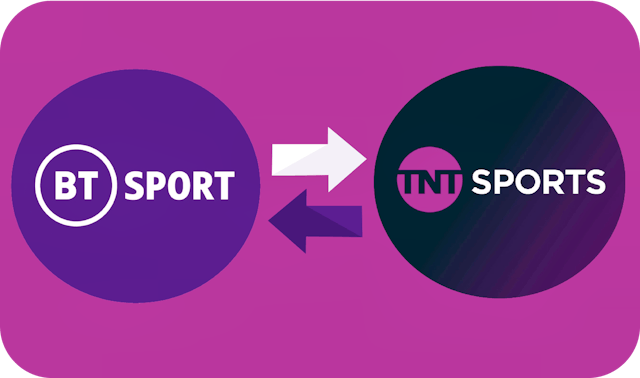Why is BT Sport changing to TNT?