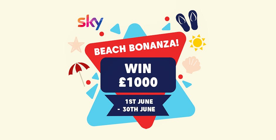 Beach Bonanza! £1000 Summer prize draw