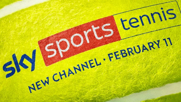 Sky Sports launching a new dedicated tennis channel