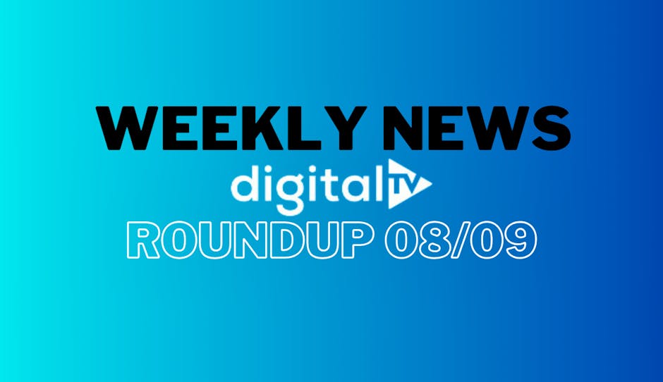Weekly news roundup 08/09: Sport and TV coming soon